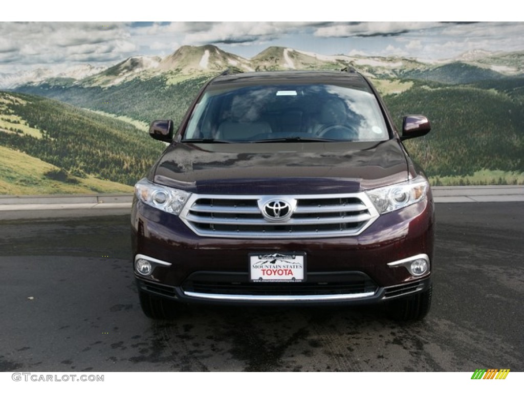 2013 Highlander SE 4WD - Sizzling Crimson Mica / Ash photo #3