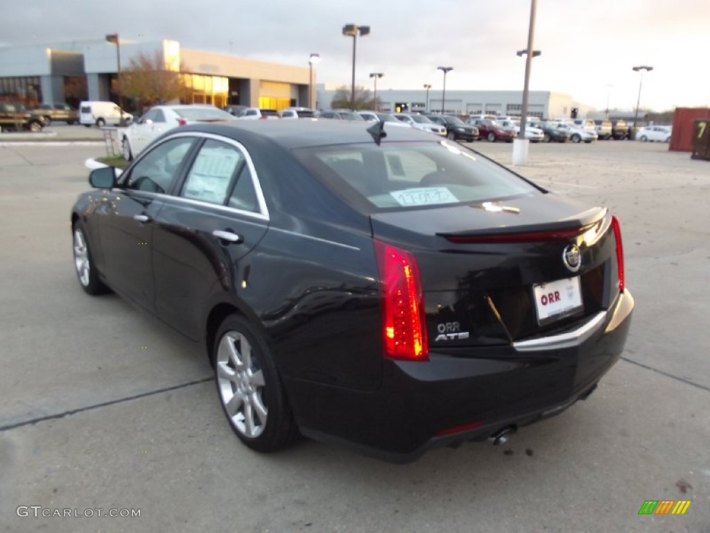 2013 ATS 2.0L Turbo Luxury - Black Diamond Tricoat / Jet Black/Jet Black Accents photo #4