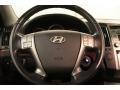 Black/Saddle 2008 Hyundai Veracruz Limited AWD Steering Wheel