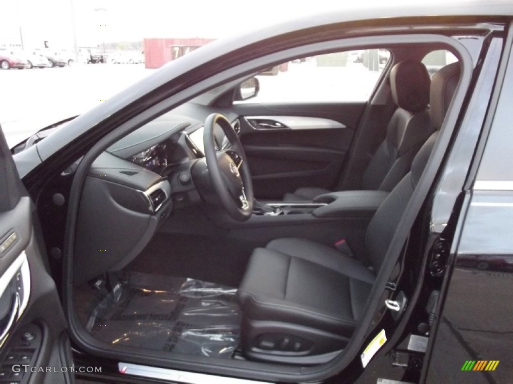 Jet Black/Jet Black Accents Interior 2013 Cadillac ATS 2.0L Turbo Luxury Photo #74500292
