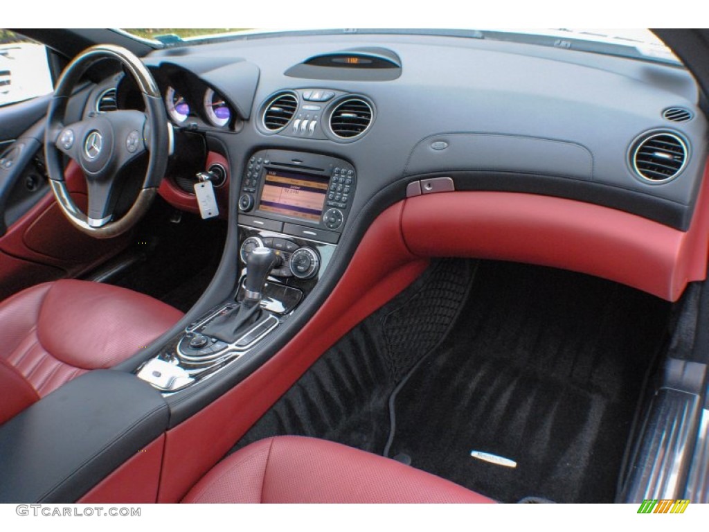 2009 Mercedes-Benz SL 550 Roadster Red Dashboard Photo #74500490