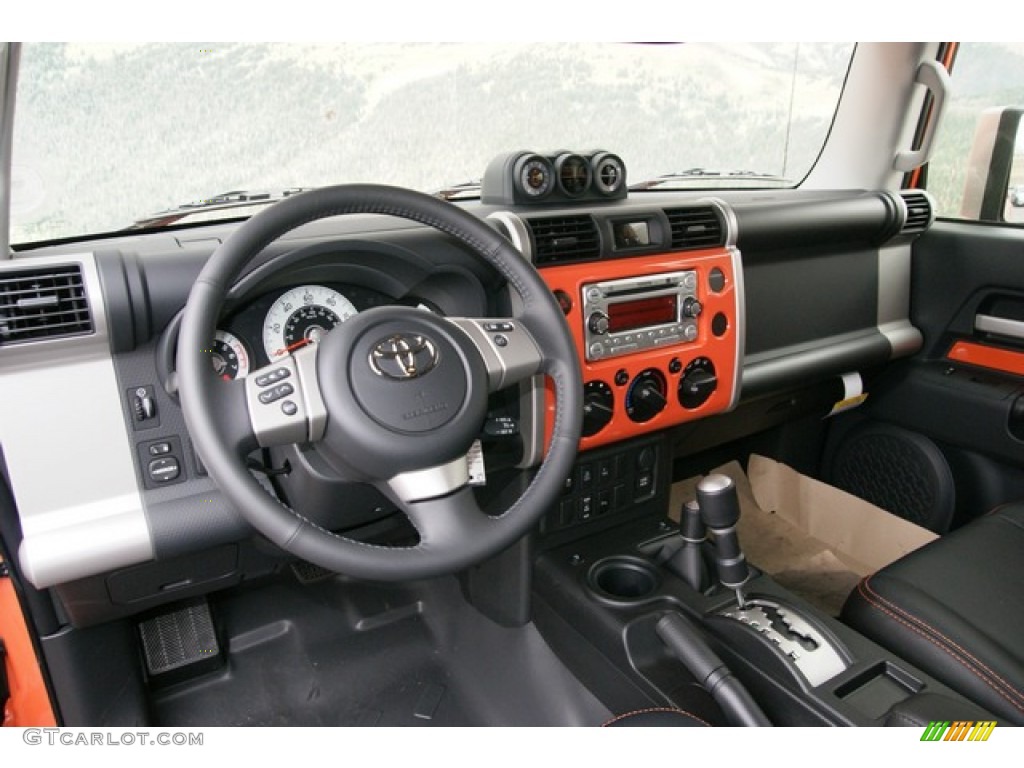 2013 Toyota FJ Cruiser 4WD Dark Charcoal Dashboard Photo #74500776