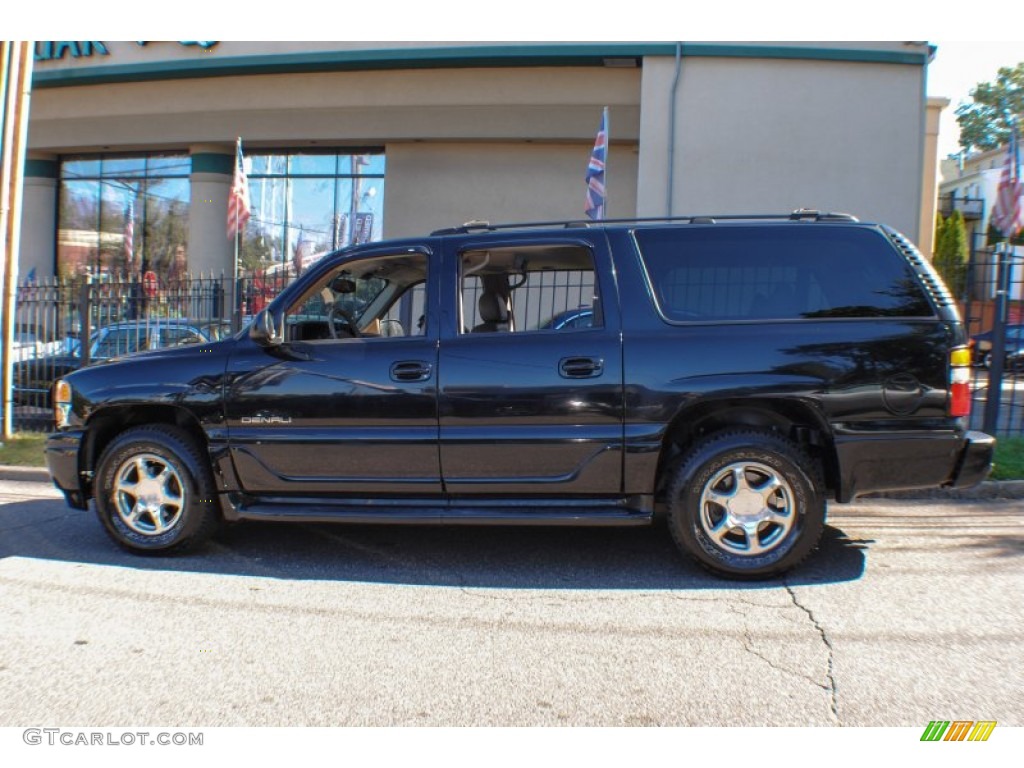 2004 Yukon XL Denali AWD - Onyx Black / Sandstone photo #3