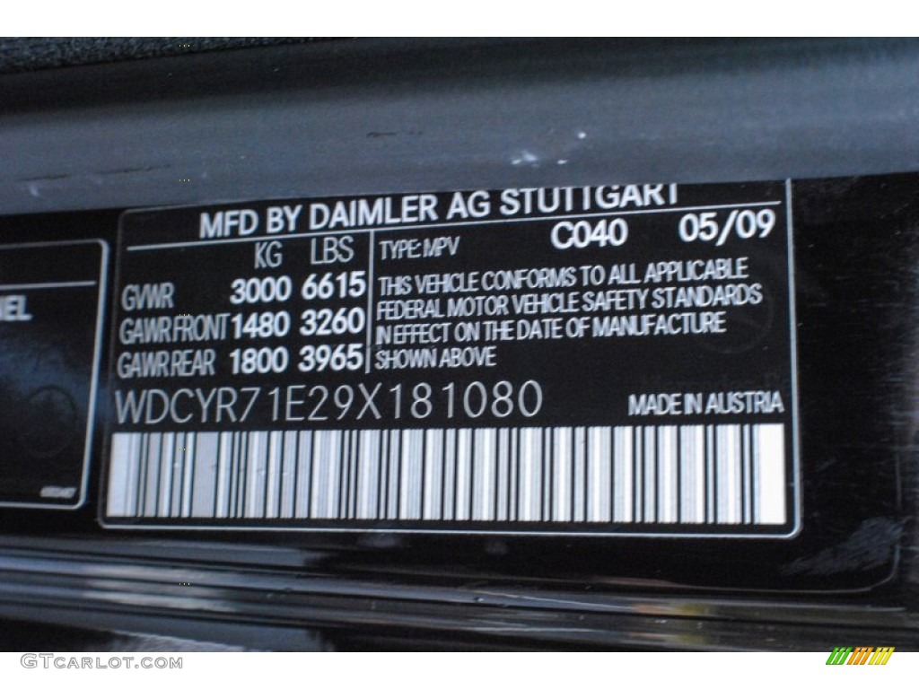 2009 G 55 AMG - Black / designo Charcoal photo #20