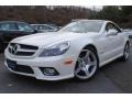 Diamond White Metallic 2009 Mercedes-Benz SL 550 Roadster Exterior