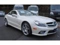 Diamond White Metallic 2009 Mercedes-Benz SL 550 Roadster Exterior