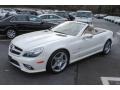 Diamond White Metallic 2009 Mercedes-Benz SL 550 Roadster Exterior