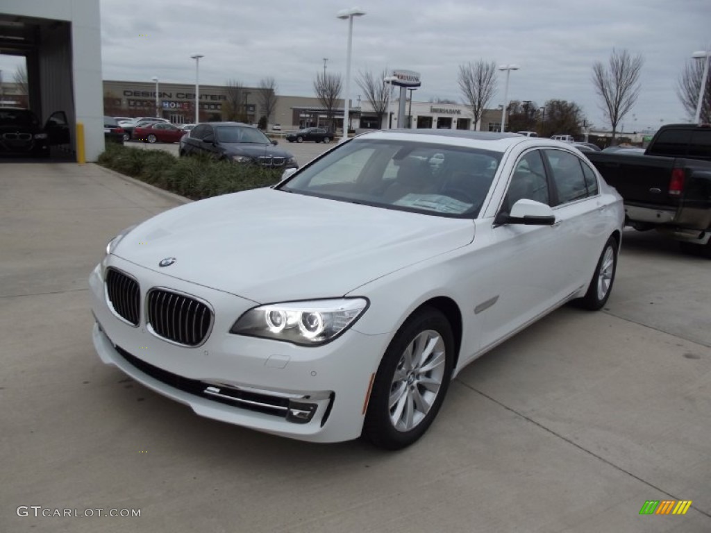 2013 7 Series 740Li Sedan - Alpine White / Saddle/Black photo #1