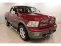 Deep Cherry Red Crystal Pearl 2011 Dodge Ram 1500 SLT Outdoorsman Quad Cab 4x4