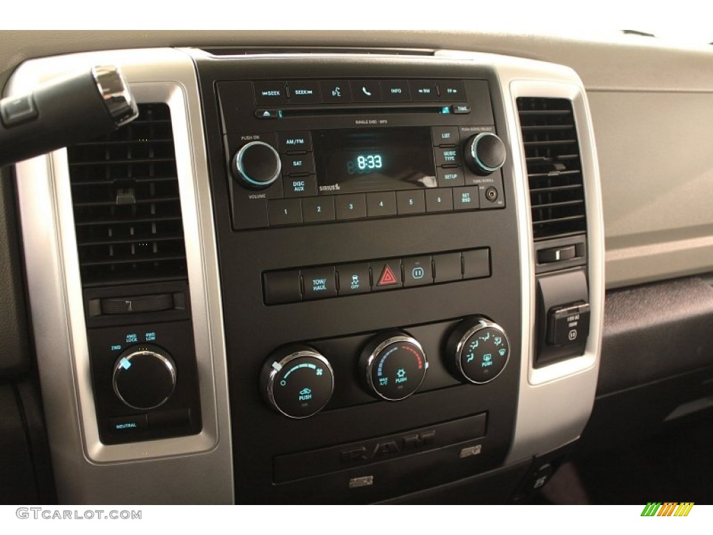 2011 Dodge Ram 1500 SLT Outdoorsman Quad Cab 4x4 Controls Photo #74502694
