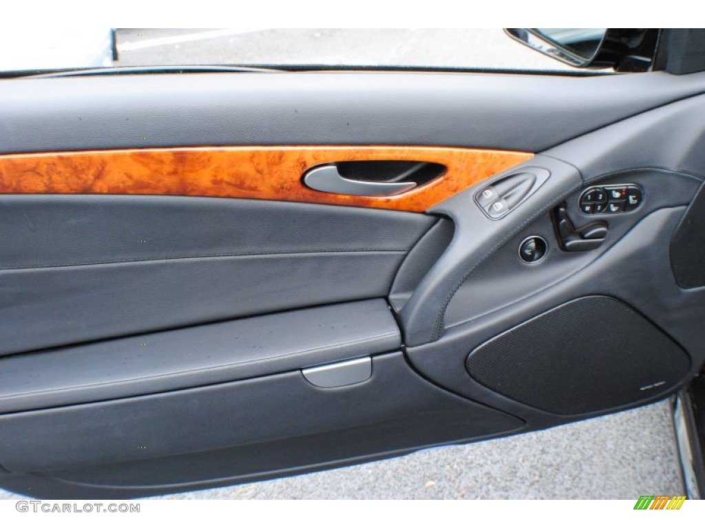 2009 Mercedes-Benz SL 550 Roadster Black Door Panel Photo #74502932