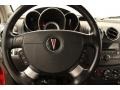2009 Pontiac G3 Charcoal Interior Steering Wheel Photo