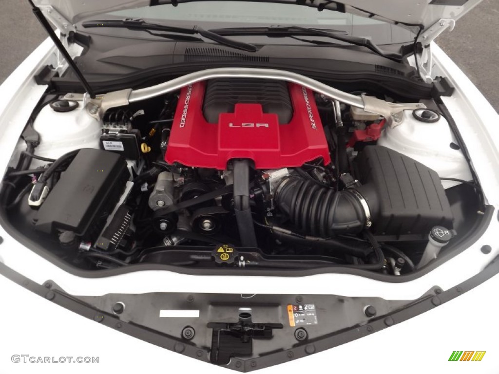 2013 Chevrolet Camaro ZL1 6.2 Liter Eaton Supercharged OHV 16-Valve LSA V8 Engine Photo #74504768