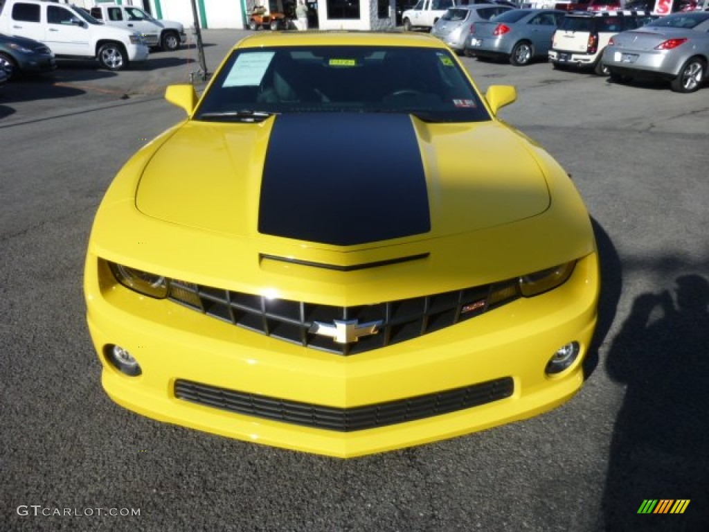 2012 Camaro SS/RS Coupe - Rally Yellow / Black photo #2