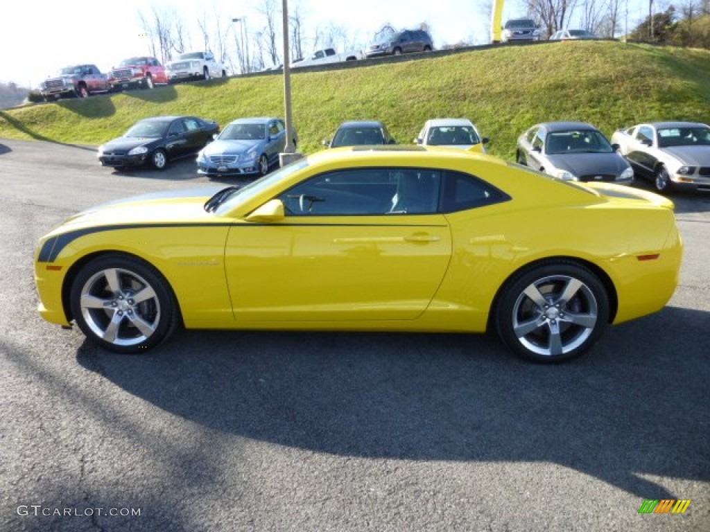2012 Camaro SS/RS Coupe - Rally Yellow / Black photo #4