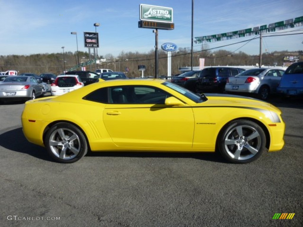 2012 Camaro SS/RS Coupe - Rally Yellow / Black photo #8