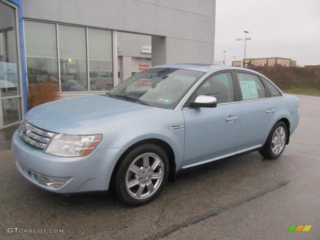 2008 Taurus Limited - Light Ice Blue Metallic / Black photo #2