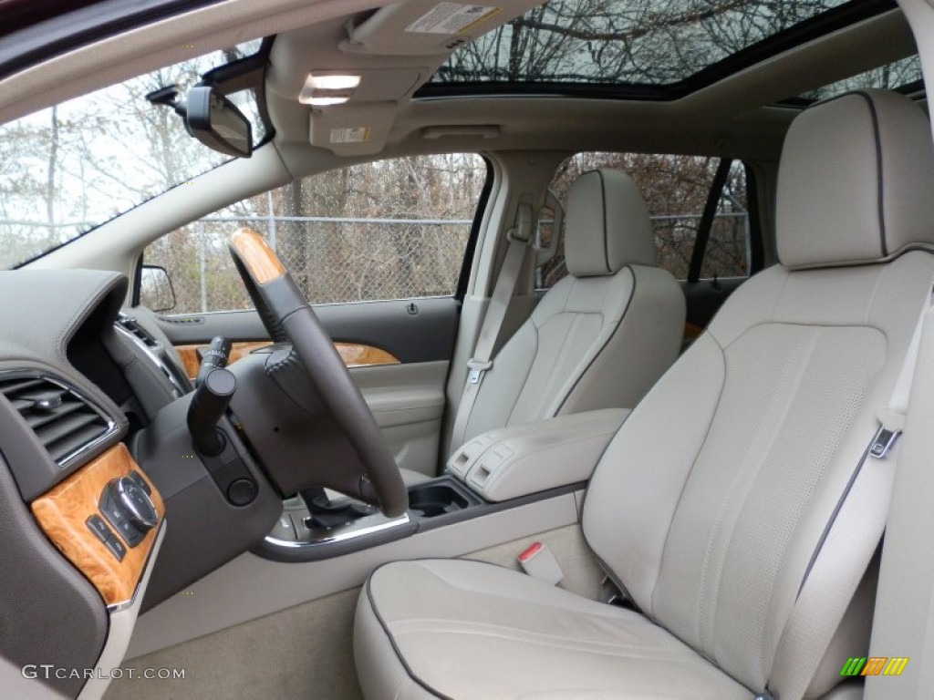 Medium Light Stone Interior 2011 Lincoln MKX AWD Photo #74505962