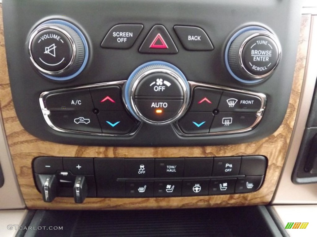 2013 Ram 1500 Laramie Longhorn Crew Cab 4x4 Controls Photo #74506864