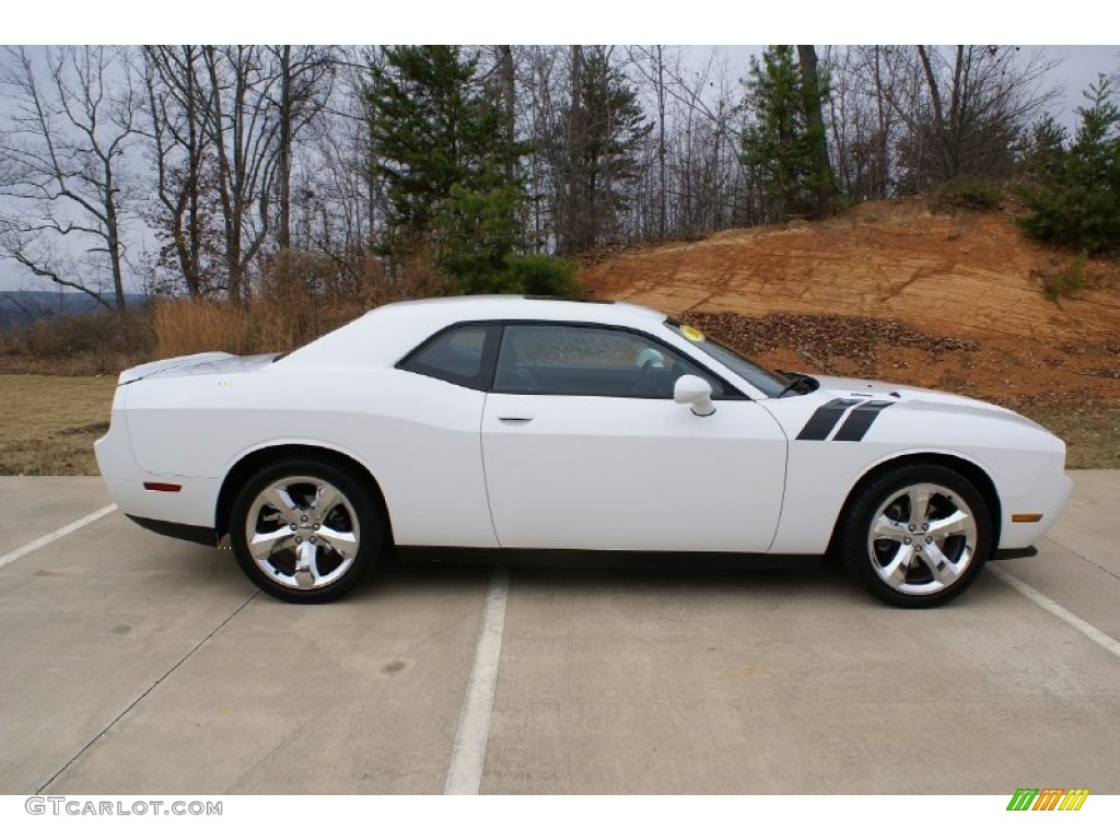 2011 Challenger R/T Plus - Bright White / Dark Slate Gray photo #2