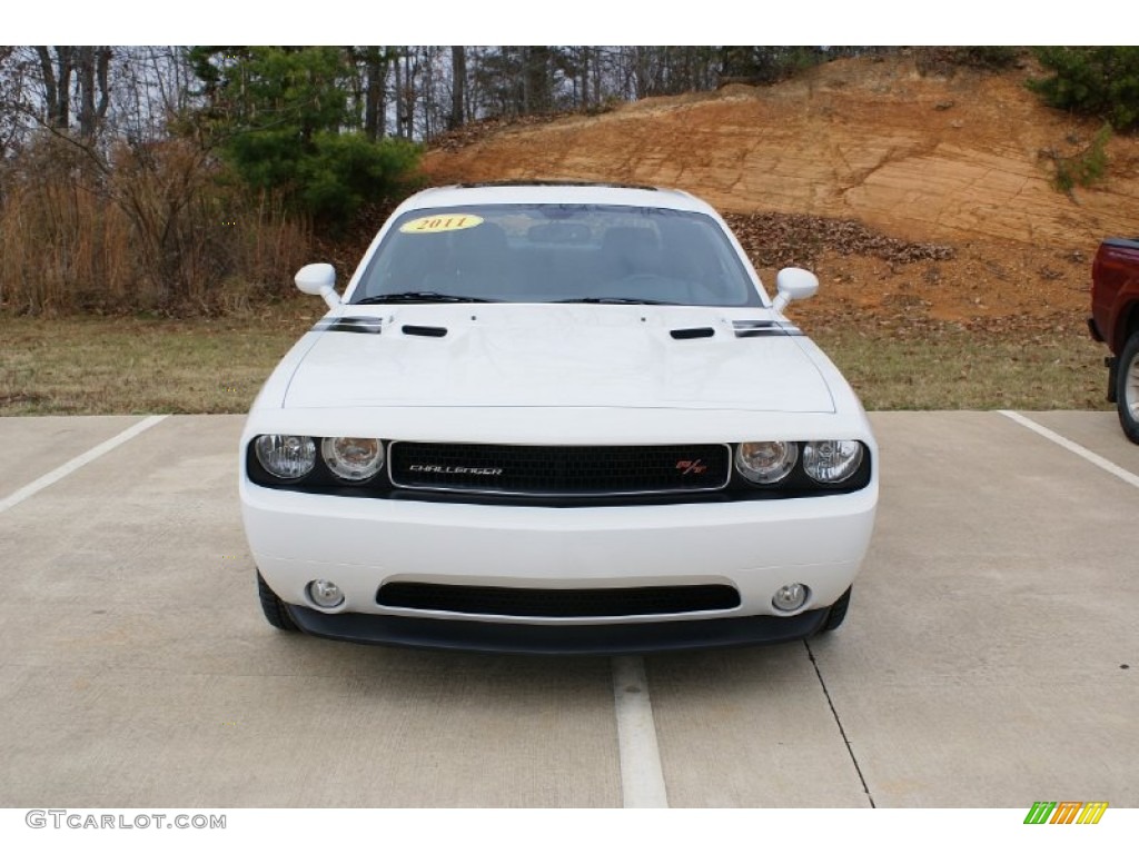 2011 Challenger R/T Plus - Bright White / Dark Slate Gray photo #4