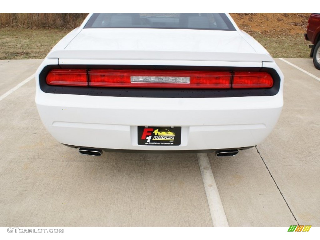 2011 Challenger R/T Plus - Bright White / Dark Slate Gray photo #5