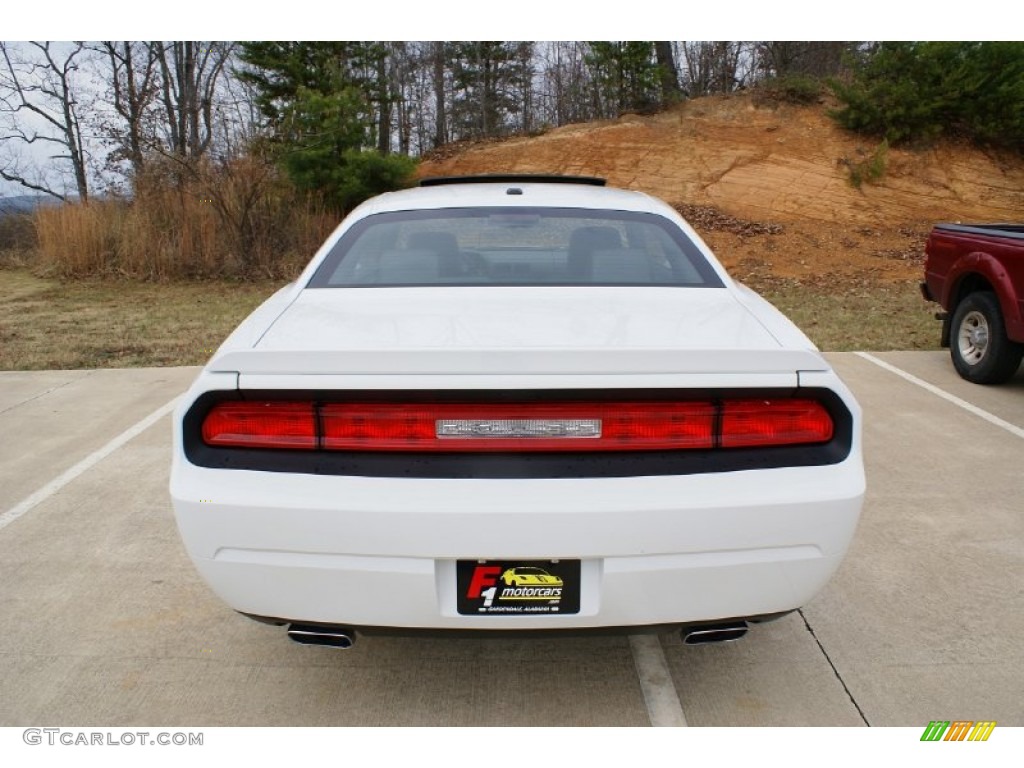 2011 Challenger R/T Plus - Bright White / Dark Slate Gray photo #6