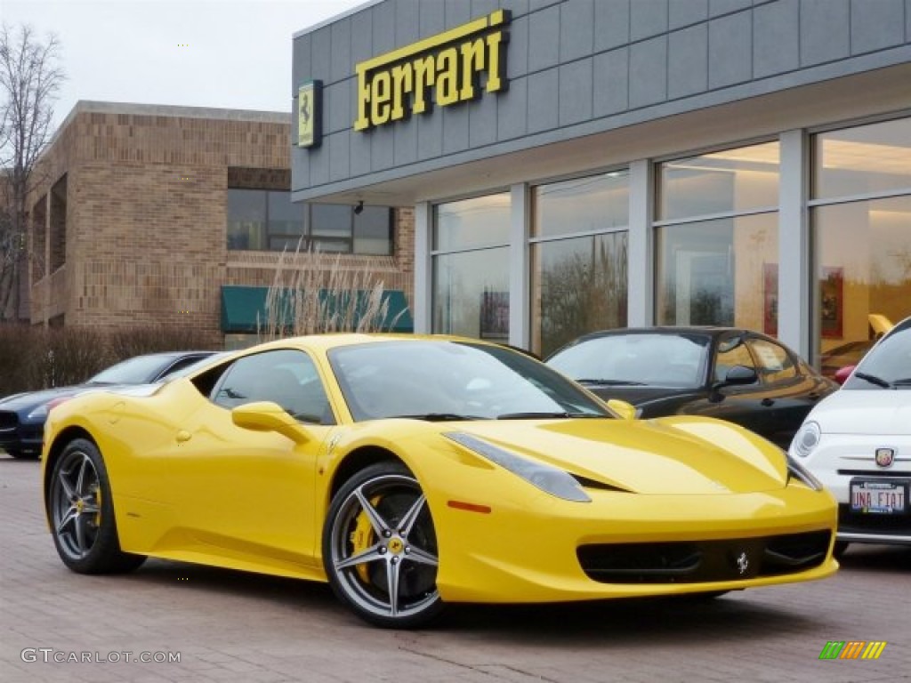 Giallo Modena (Yellow) 2011 Ferrari 458 Italia Exterior Photo #74507429