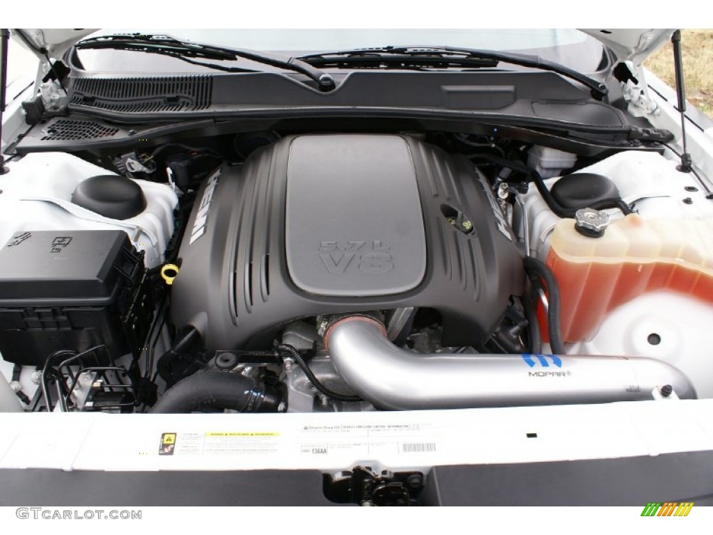 2011 Challenger R/T Plus - Bright White / Dark Slate Gray photo #12