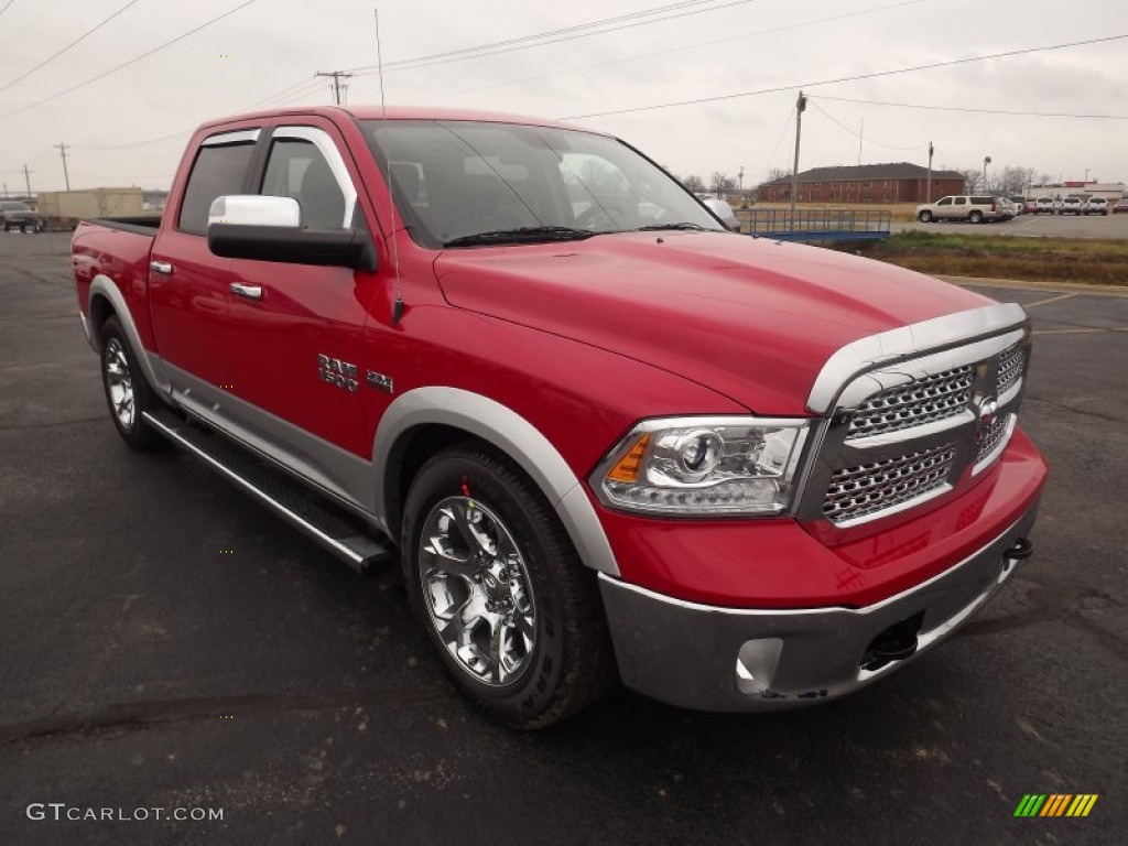 Flame Red 2013 Ram 1500 Laramie Crew Cab Exterior Photo #74507498