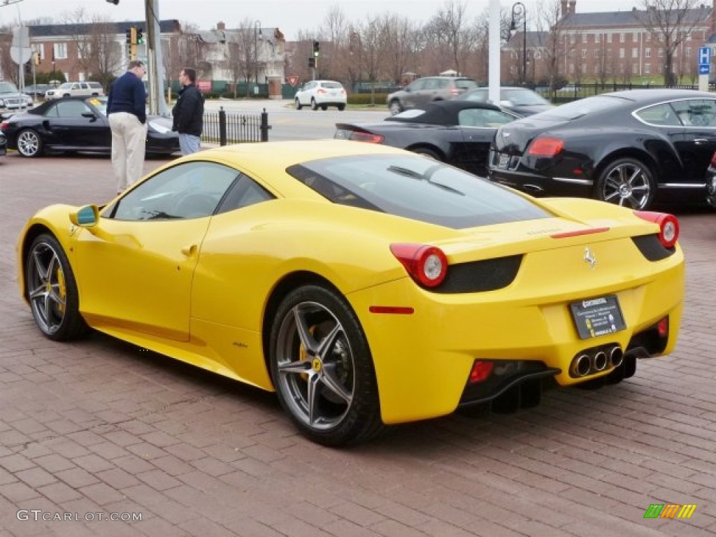 2011 458 Italia - Giallo Modena (Yellow) / Beige photo #6