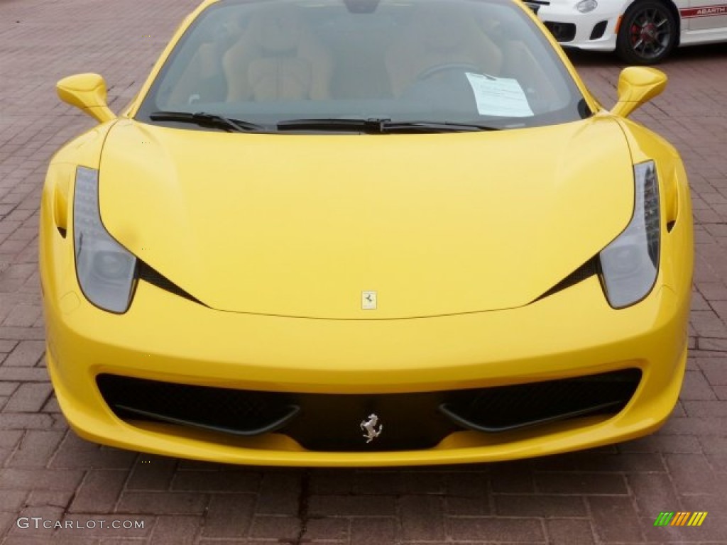 2011 458 Italia - Giallo Modena (Yellow) / Beige photo #10