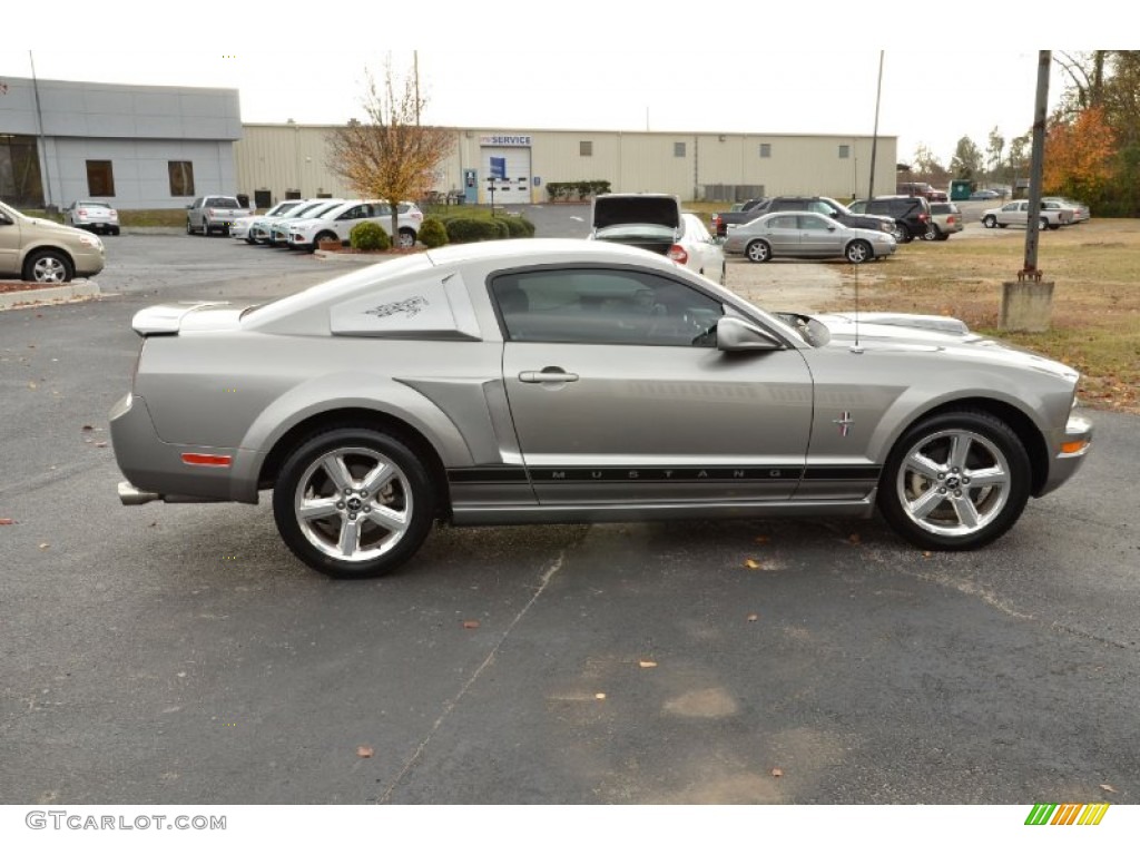 Vapor Silver Metallic 2008 Ford Mustang V6 Premium Coupe Exterior Photo #74507744