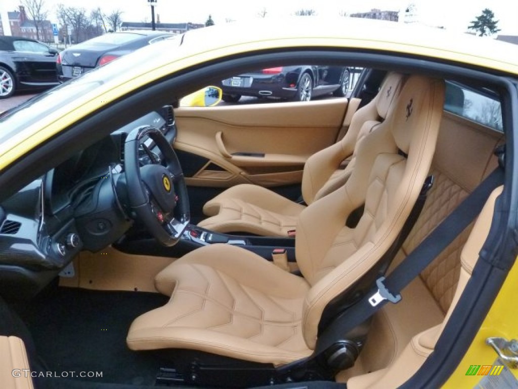 Beige Interior 2011 Ferrari 458 Italia Photo #74507814