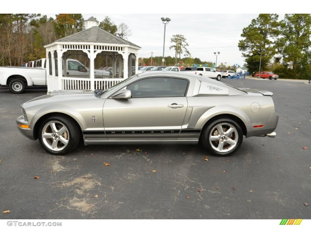 Vapor Silver Metallic 2008 Ford Mustang V6 Premium Coupe Exterior Photo #74507867