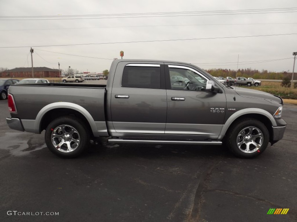 Mineral Gray Metallic 2013 Ram 1500 Laramie Crew Cab Exterior Photo #74508021