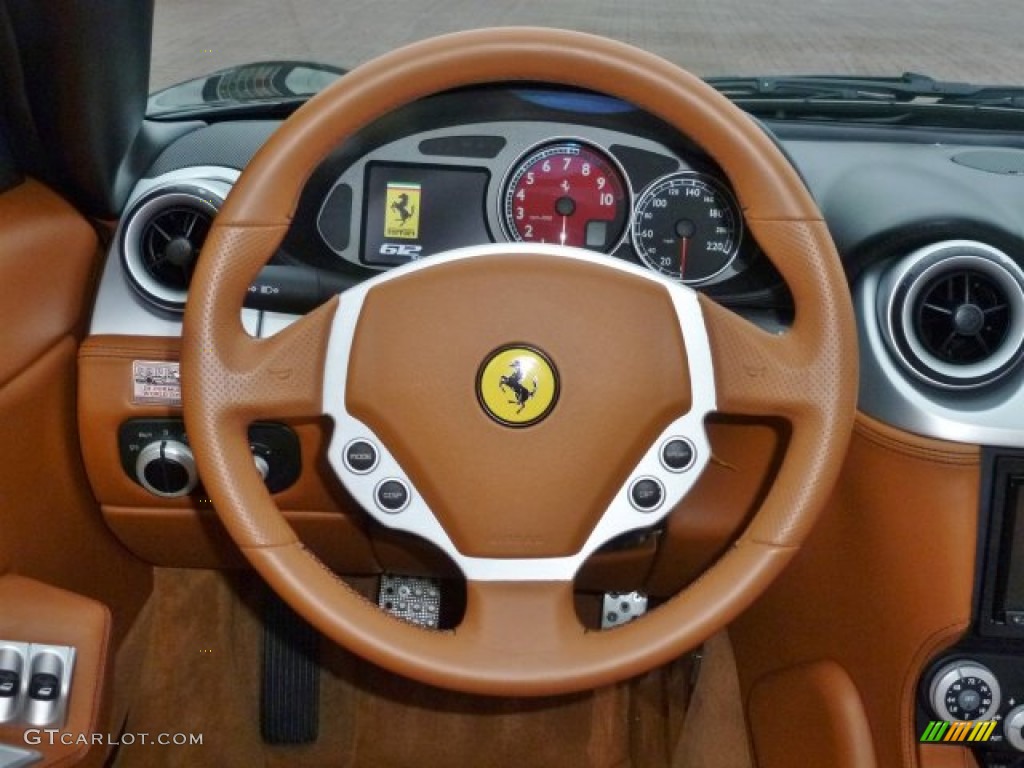 2006 Ferrari 612 Scaglietti Standard 612 Scaglietti Model Cuoio Steering Wheel Photo #74508797