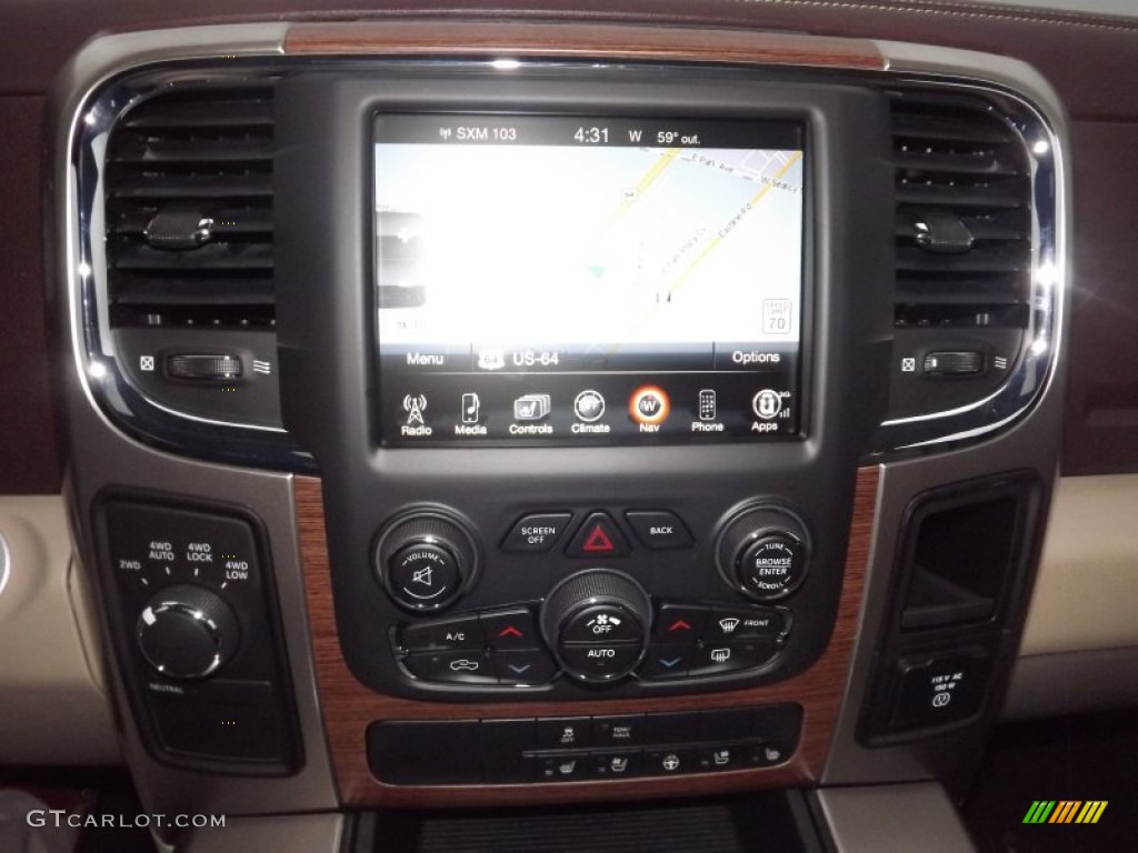 2013 Ram 1500 Laramie Crew Cab 4x4 Controls Photo #74508871