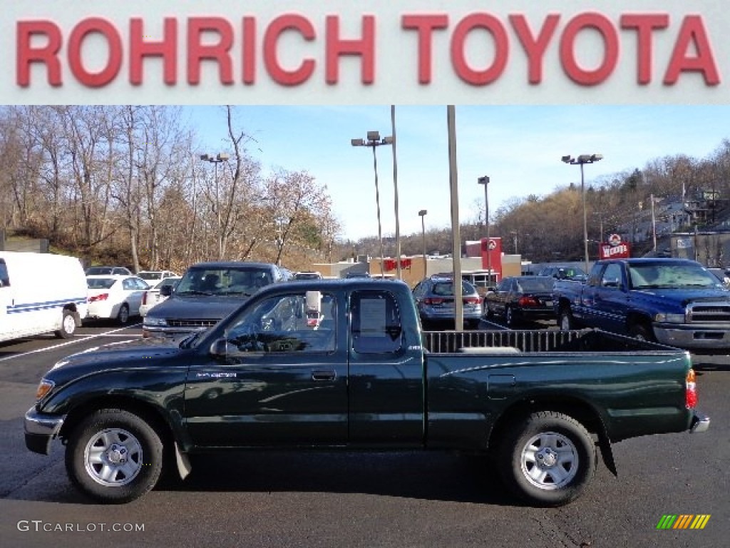 2003 Tacoma Xtracab - Imperial Jade Green Mica / Charcoal photo #1