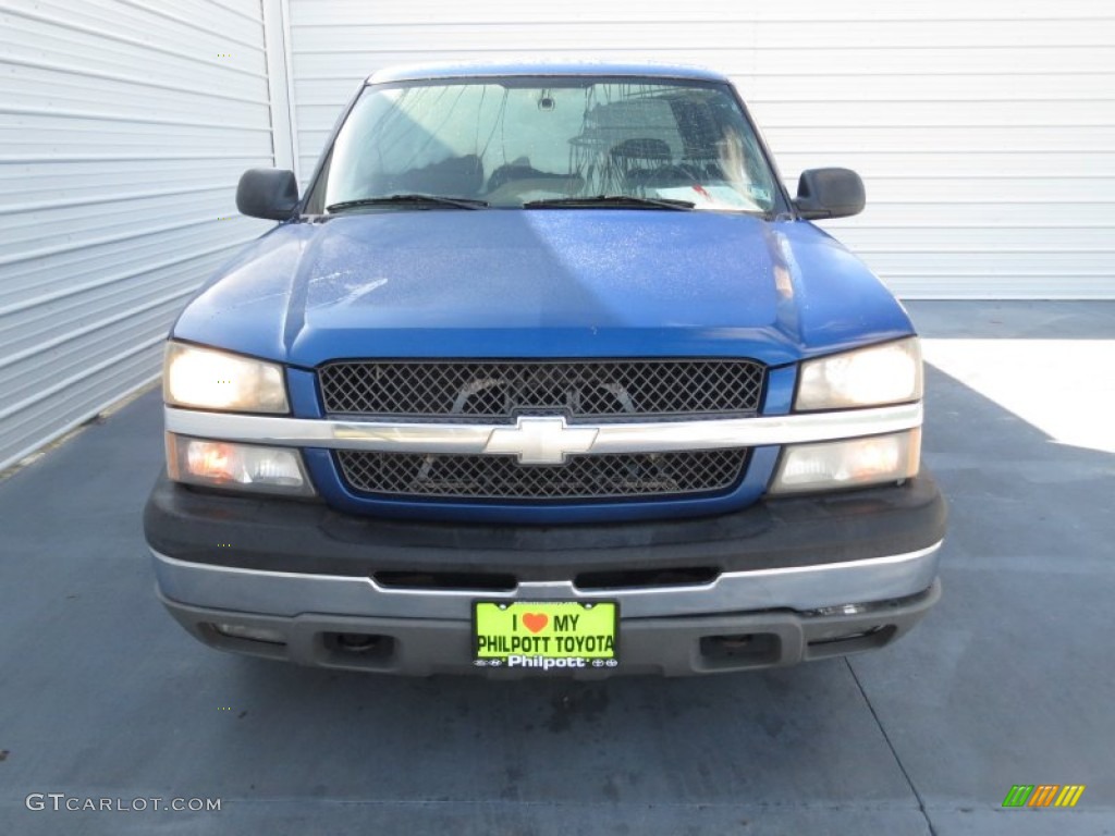 2004 Silverado 1500 LS Extended Cab - Arrival Blue Metallic / Dark Charcoal photo #7