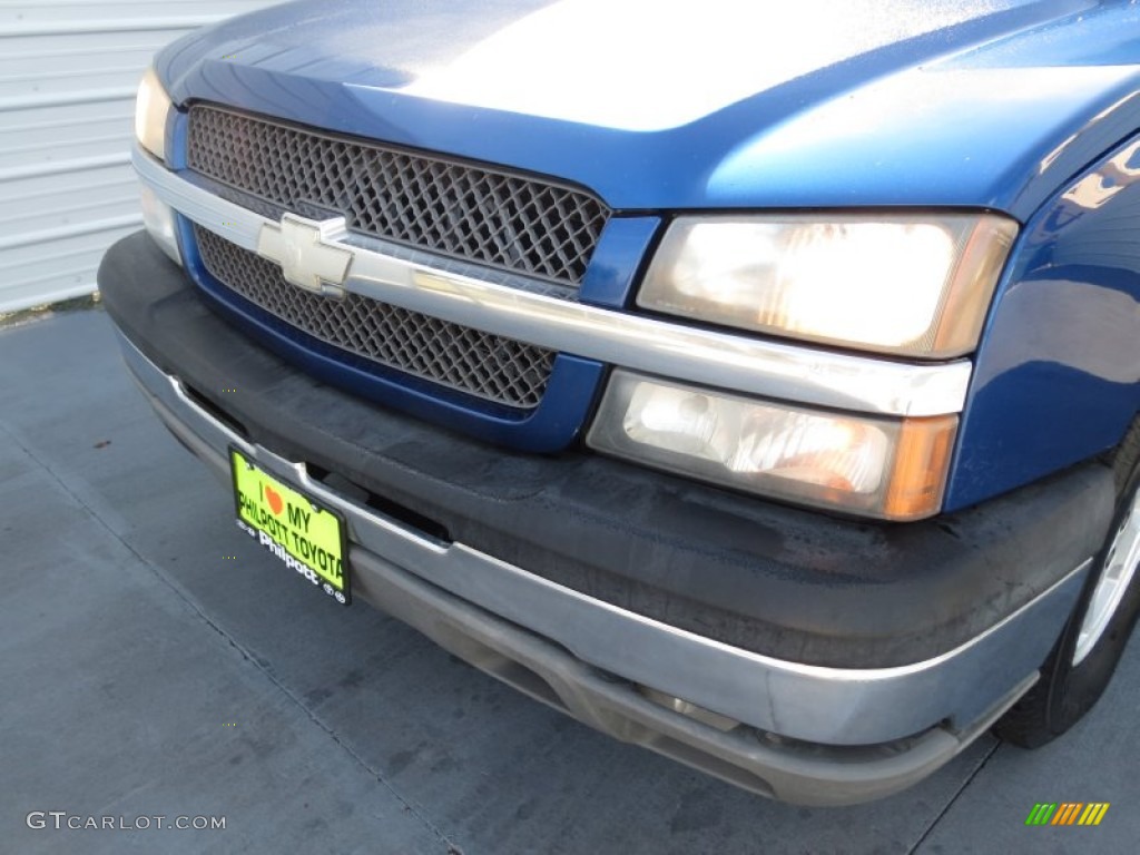 2004 Silverado 1500 LS Extended Cab - Arrival Blue Metallic / Dark Charcoal photo #10