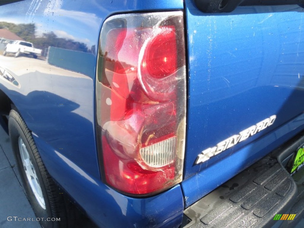 2004 Silverado 1500 LS Extended Cab - Arrival Blue Metallic / Dark Charcoal photo #17