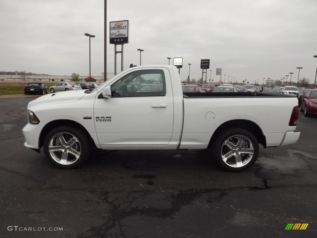 2013 1500 R/T Regular Cab - Bright White / R/T Black photo #8