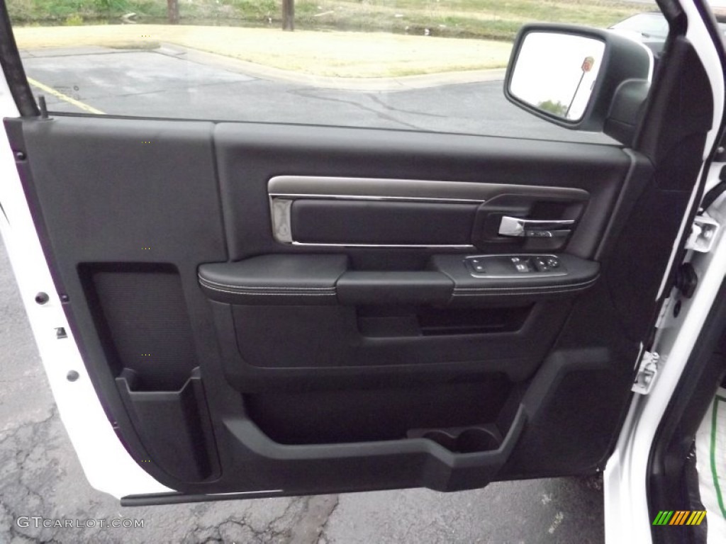 2013 Ram 1500 R/T Regular Cab R/T Black Door Panel Photo #74510105