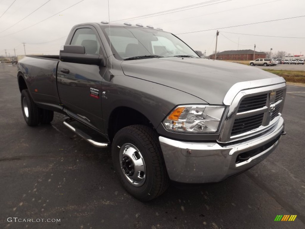 2012 Ram 3500 HD ST Regular Cab 4x4 Dually - Mineral Gray Pearl / Dark Slate/Medium Graystone photo #3