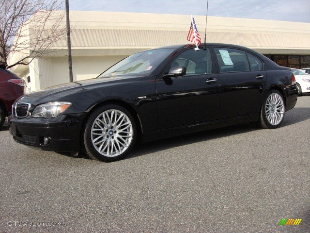 Jet Black 2008 BMW 7 Series 750Li Sedan Exterior Photo #74511212