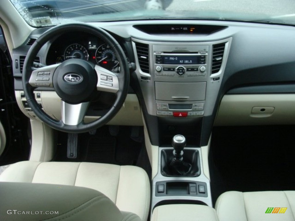2010 Subaru Legacy 2.5 GT Limited Sedan Warm Ivory Dashboard Photo #74511815