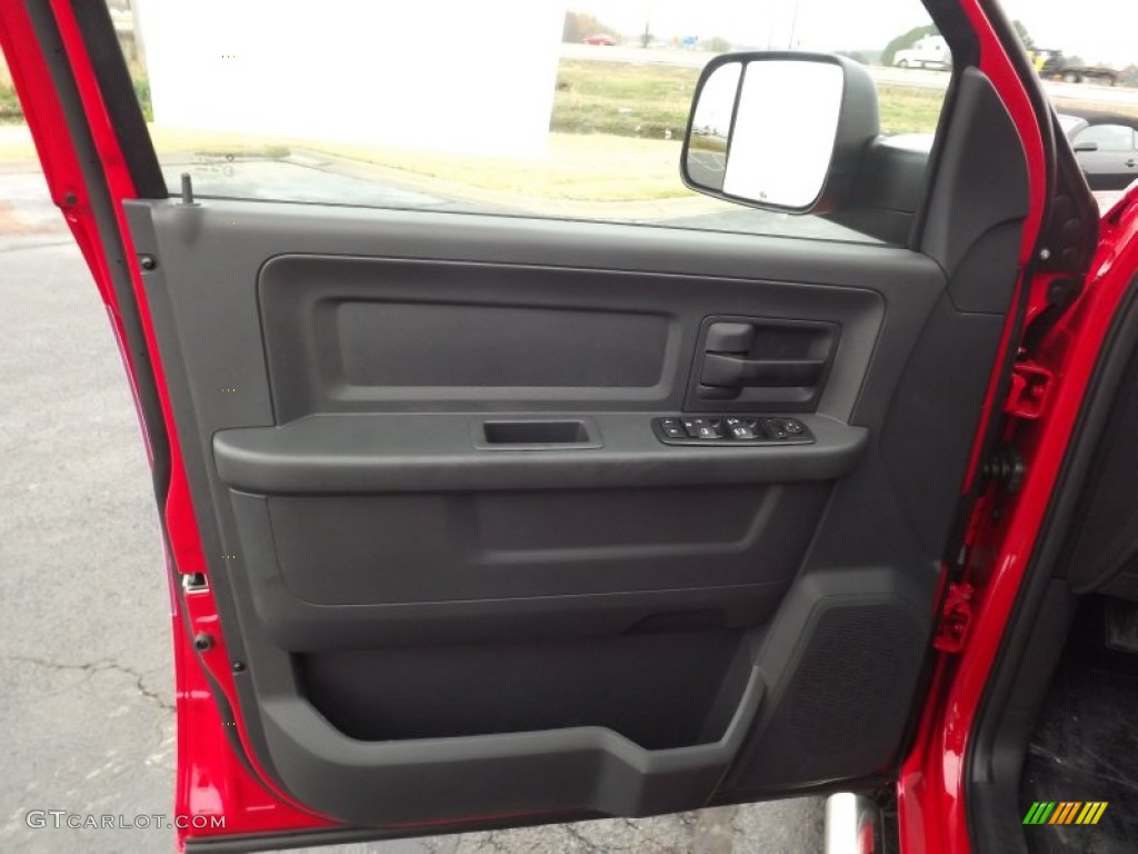 2012 Dodge Ram 3500 HD ST Crew Cab 4x4 Dually Dark Slate/Medium Graystone Door Panel Photo #74512248