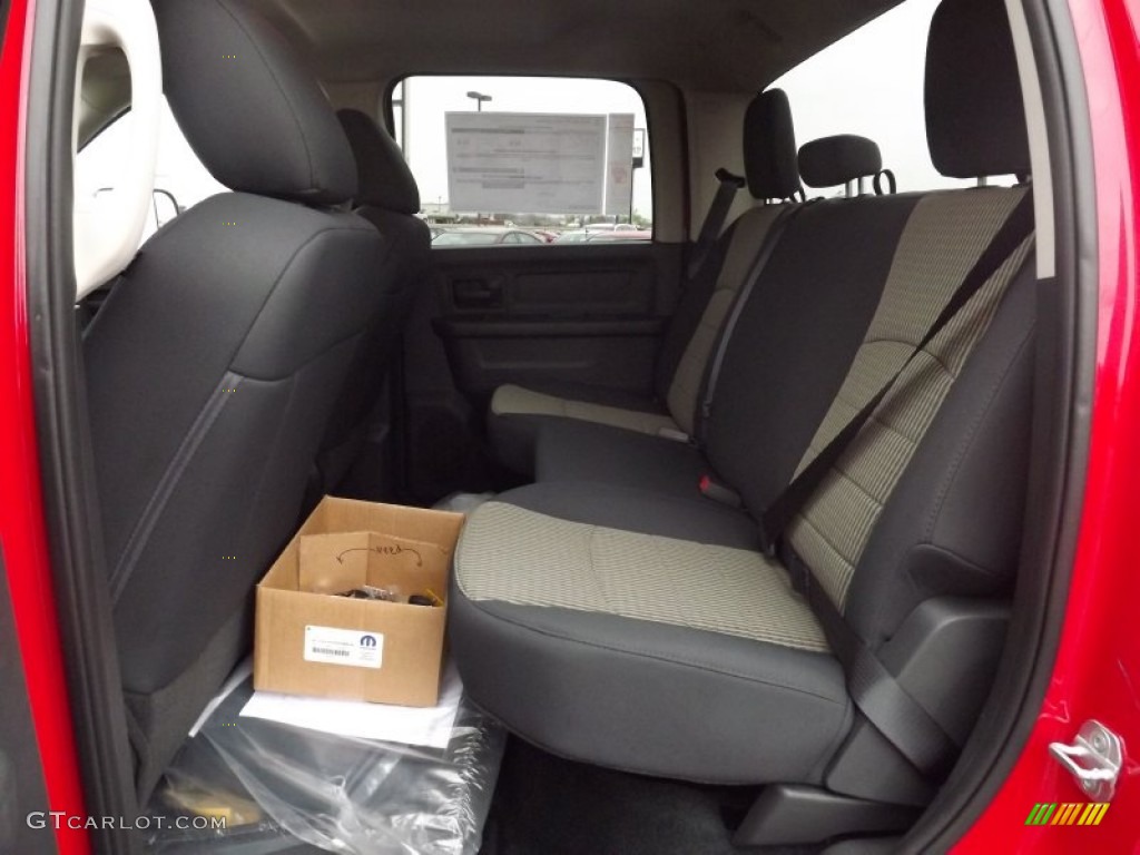 2012 Dodge Ram 3500 HD ST Crew Cab 4x4 Dually Rear Seat Photo #74512292