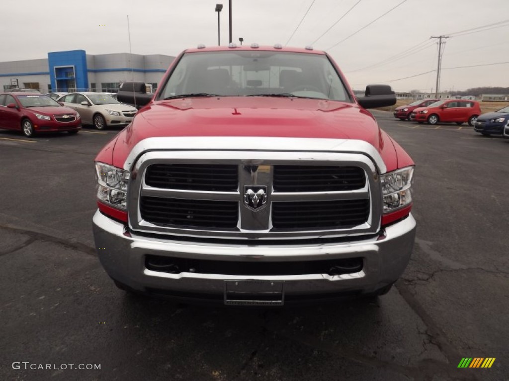 2012 Ram 3500 HD ST Crew Cab 4x4 Dually - Flame Red / Dark Slate/Medium Graystone photo #2